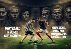 Most goals in World Cup history: Where Lionel Messi and Kylian Mbappe rank all-time
