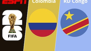 ESPN transmitió el partido Colombia 1-0 RD Congo por el Mundial 2026