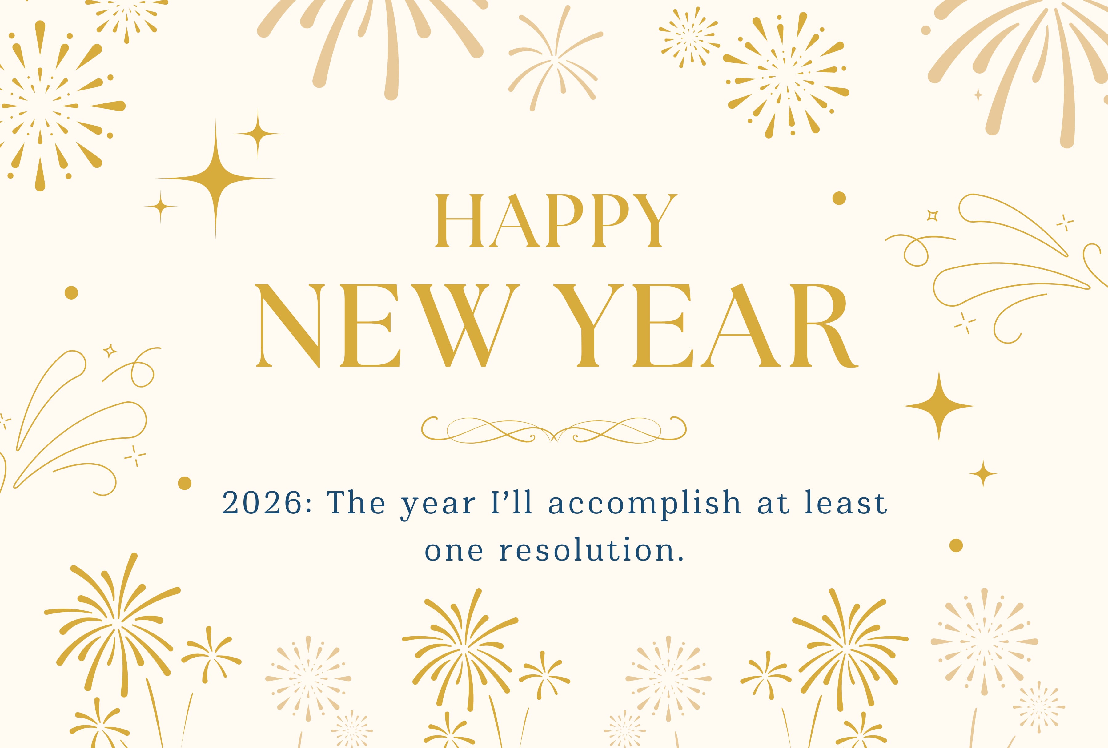 2026: The year I'll accomplish at least one resolution. | Photo by canva.com / Depor