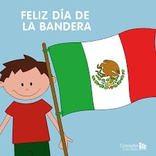 Imágenes por el día de la Bandera mexicana que se realizará este sábado 24 de febrero. (Foto: Internet).