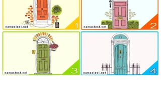 Con este test visual, tu personalidad quedará expuesta: solo selecciona una puerta