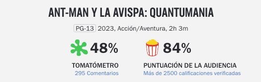 Puntaje de los fans. Foto: captura