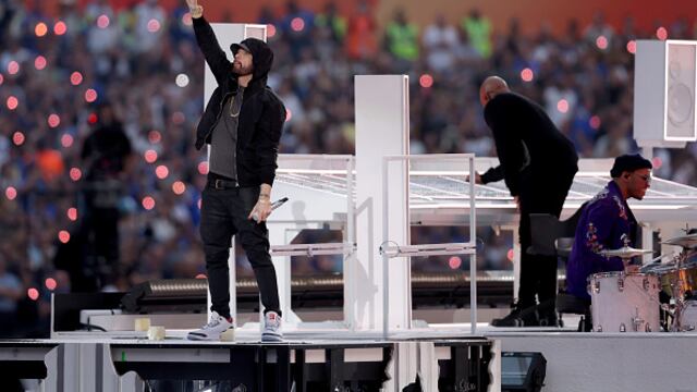 Eminem encendió el Halftime Show: así fue su presentación en el medio tiempo [VIDEO]