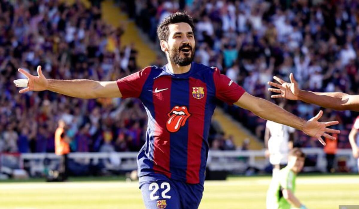 Ilkay Gündogan marcó el 1-0 del Barcelona sobre el Real Madrid. (Foto: Getty Images)