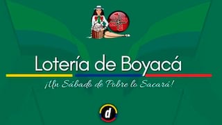 Resultados de la Lotería de Boyacá, sábado 25 de noviembre: números ganadores