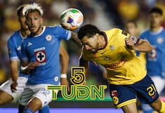 TUDN y Canal 5 televisaron el partido Cruz Azul vs. América por la Liga MX 2026