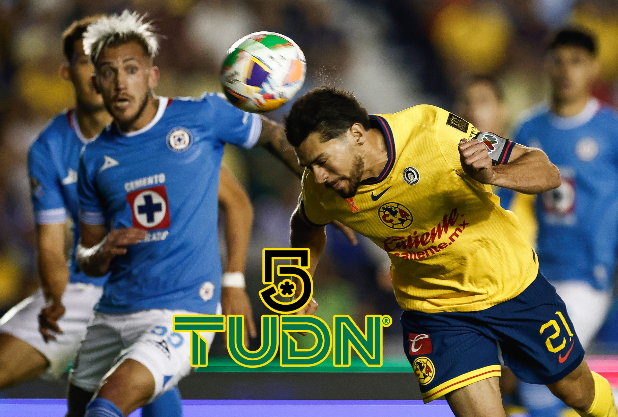 CDMX (MÉXICO), 12/19/2026.- Cobertura oficial de TUDN y Canal 5 EN VIVO GRATIS TV ABIERTA para ver el partido entre Club América y Cruz Azul este sábado 12 de septiembre por la Jornada 8 del Torneo Apertura 2026 de la Liga MX desde el Estadio Azteca de la Ciudad de México. FOTO DE RODRIGO OROPEZA PARA AFP