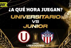 Universitario vs. Junior: a qué hora juegan por la Copa Libertadores