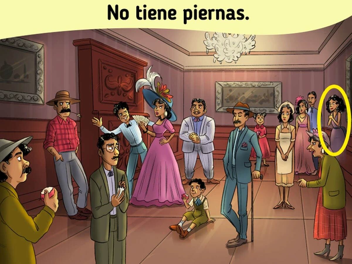 RETO VIRAL | En esta imagen se indica quién es un fantasma. (Foto: genial.guru)