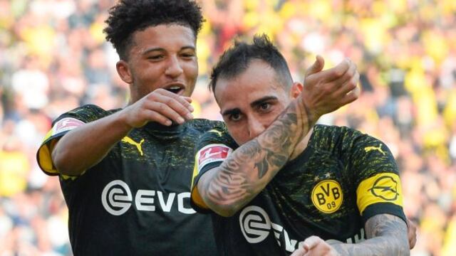 Y 'Barza' lo dejó ir: Paco Alcácer anotó golazo de 'sombrerito' en goleada del Dortmund [VIDEO]