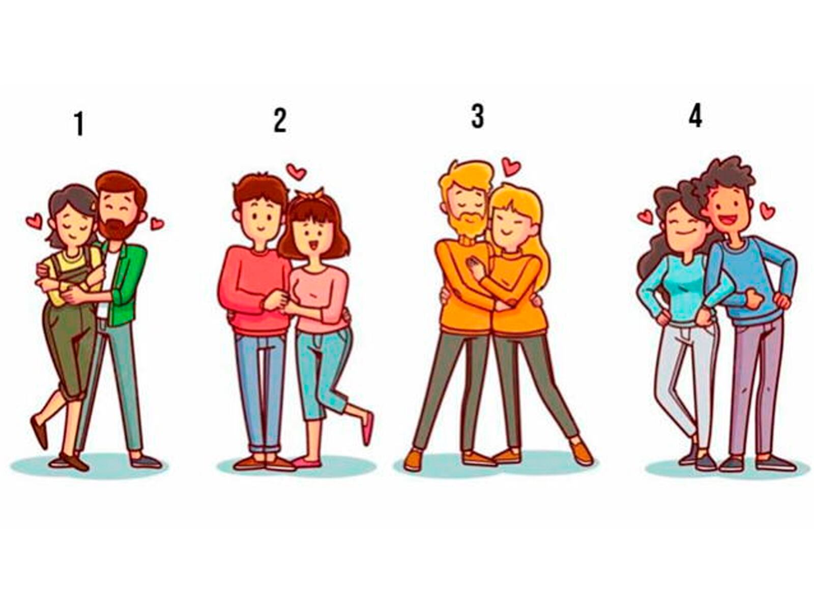 TEST VISUAL | Es importante que mires con atención la gráfica para que luego realices tu elección. | Foto: genial.guru