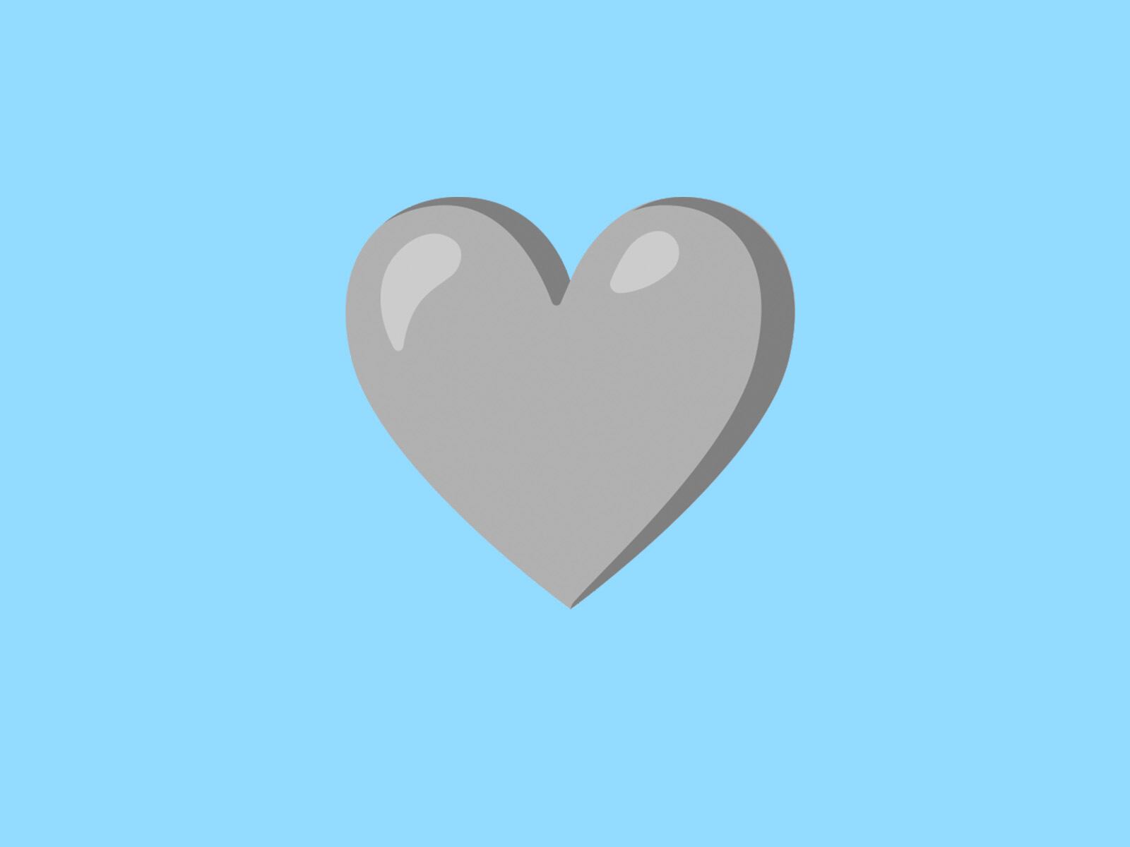 WHATSAPP | Desde hoy sabrás qué significa realmente el emoji de corazón gris en WhatsApp. (Foto: Emojipedia)