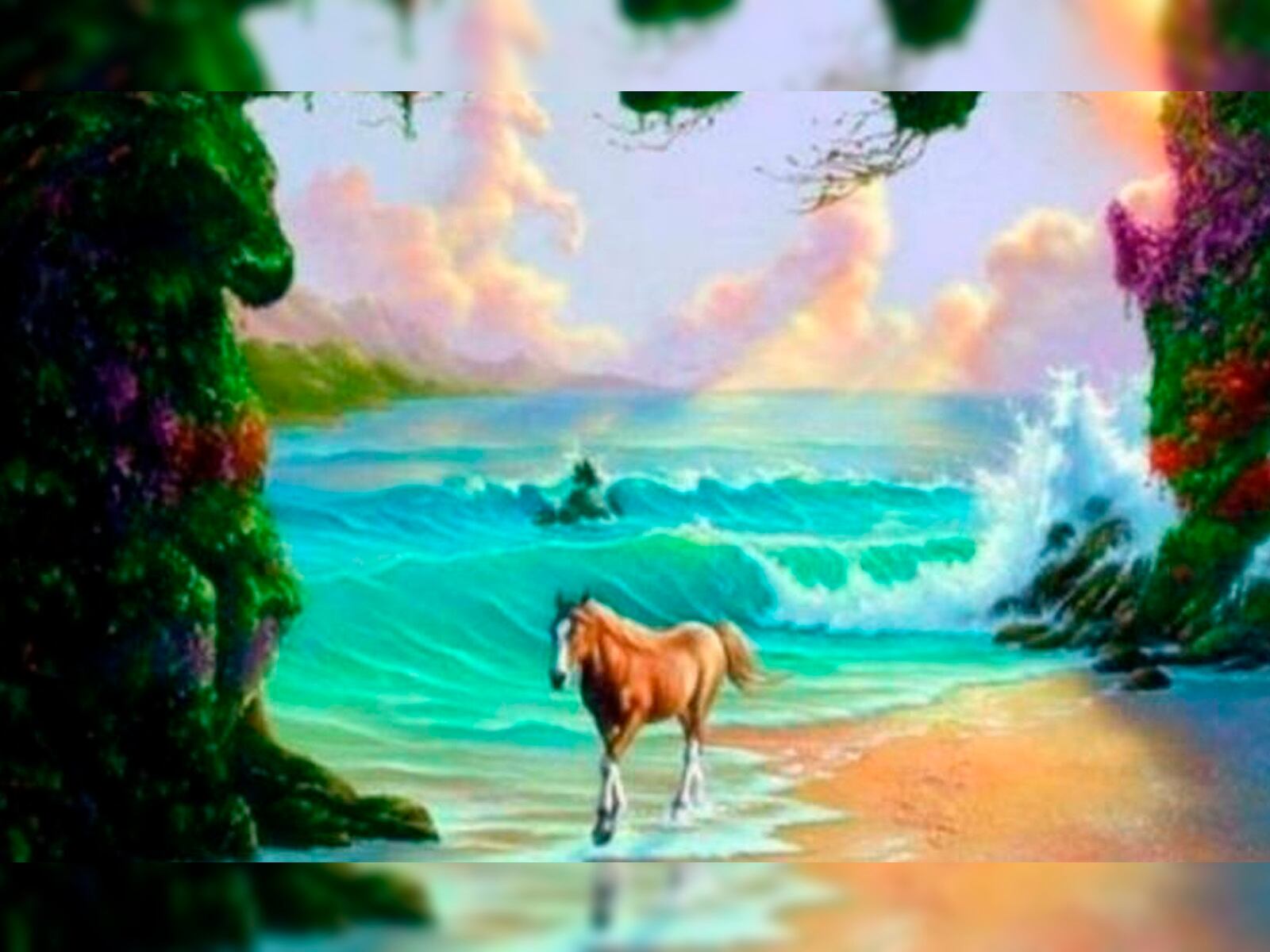 Mira con atención cada detalle de la imagen y luego de ello responde dónde se encuentran los caballos. | Foto: namastest