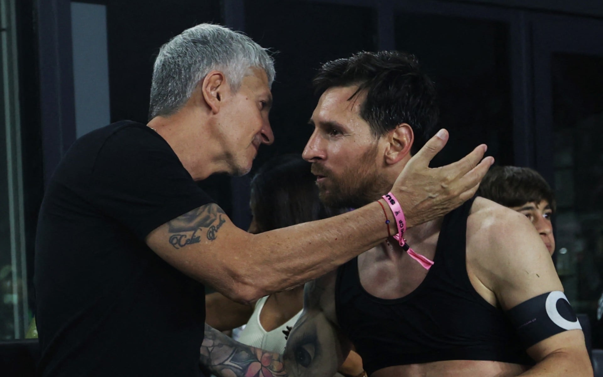 Lionel Messi encontró en su padre Jorge Messi una figura de apoyo, consejo y exigencia. | Crédito: LEONARDO FERNANDEZ / GETTY IMAGES NORTH AMERICA / GETTY IMAGES VIA AFP