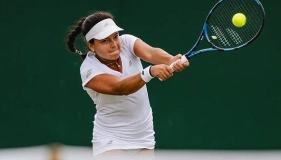 Lucciana Pérez no pudo con Mika Stojsavljevic en la segunda ronda de Wimbledon Junior. (Foto: Wimbledon)