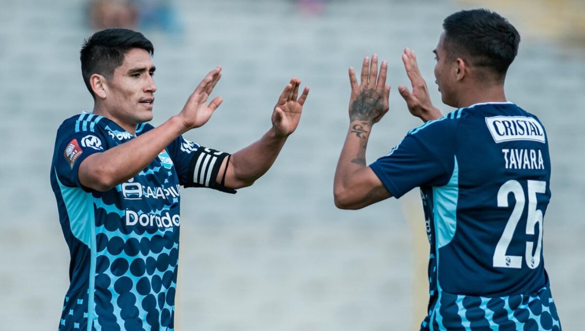 Irven Ávila le dio el triunfo a Sporting Cristal en Huancayo. (Foto: Sporting Cristal)