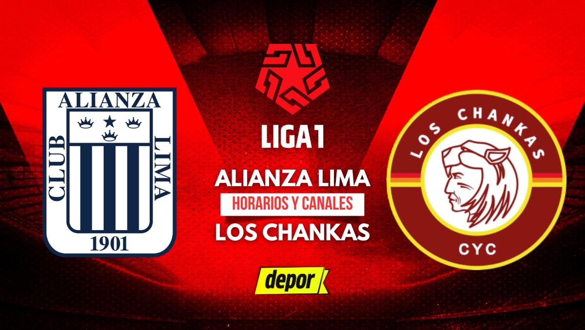 ¿En qué canales ver Alianza Lima vs. Los Chankas y a qué hora juegan por el Torneo Apertura? (Diseño: Depor)