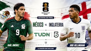 TUDN y Canal 5 televisaron el partido México 2-3 Inglaterra por el Mundial 2026