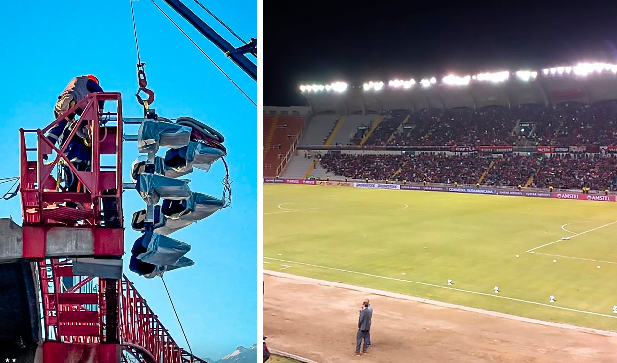 Melgar estrenará nueva iluminación en el Monumental de la UNSA. (Foto: Composición)