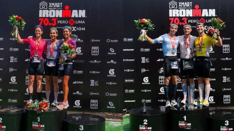 El mundo estuvo atento al IRONMAN 70.3 Perú 2025: francés Moine y mexicano Pérez fueron los ganadores