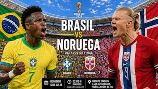 TVE La1 televisó el partido Brasil 1-2 Noruega por el Mundial 2026