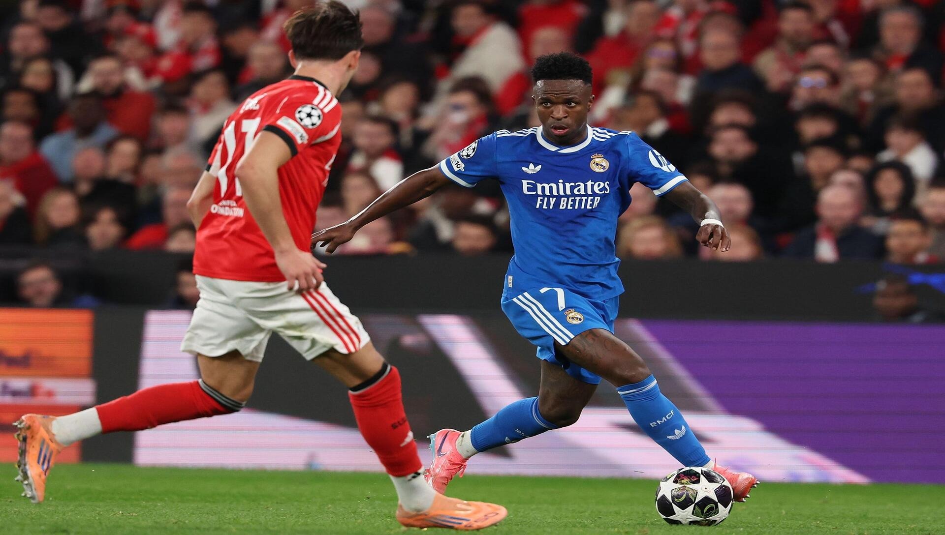 Los líderes de LaLiga buscarán un nuevo triunfo en el duelo Osasuna vs Real Madrid (Crédito: Alamy Stock Photo).