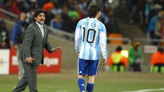 Diego Maradona sobre renuncia de Lionel Messi: "No sé si fue montaje"