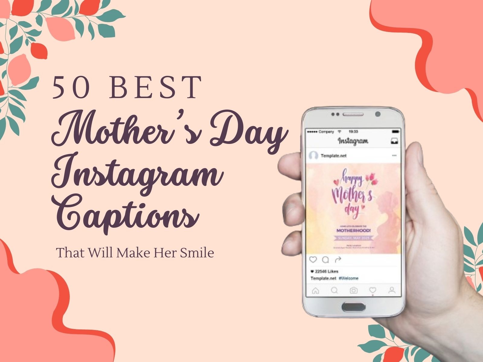 Mom deserves all the love and laughter this Mother's Day! Share a special moment or funny memory with one of these 50 adorable Instagram captions. These captions are guaranteed to make her smile and show her just how much she means to you. Capture the essence of your love with the perfect Instagram caption! | Photo by Canva / Depor Composition