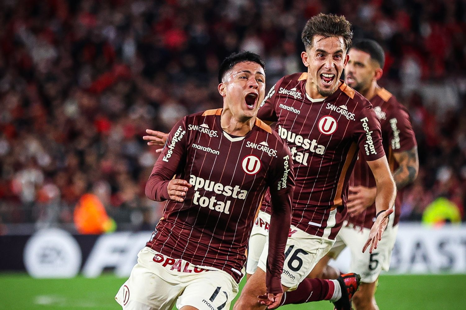 En el día de su cumpleaños 26, Jairo Concha anotó el gol del empate de la 'U' ante River Plate en el Más Monumental. (Foto: Universitario de Deportes)