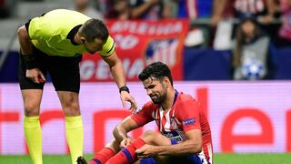 La peor de las noticias: se reveló el parte médico de Diego Costa tras ser cambiado en Champions League