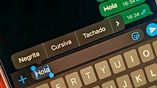 WhatsApp para iOS: aprende a utilizar los nuevos formatos de texto