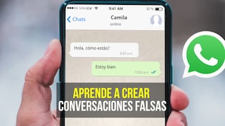 Los pasos para crear una conversación falsa de WhatsApp para iOS