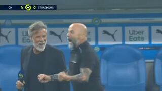 ¡Pura emoción! Sampaoli estalló de alegría por pase a la Champions League [VIDEO]