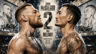 ¿A qué hora es y dónde ver pelea Conor McGregor vs. Max Holloway 2 por el UFC 329 en Estados Unidos, México y España?