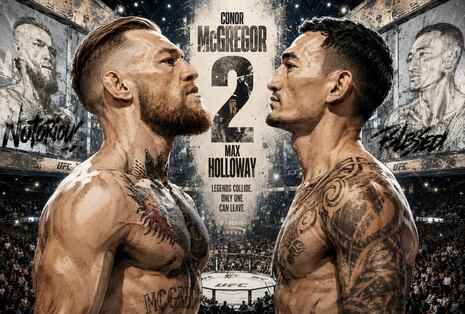 ¿A qué hora es y dónde ver pelea de Conor McGregor vs. Max Holloway 2 por el UFC 329?