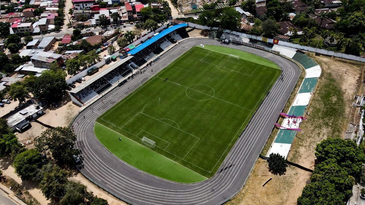 El estadio Carlos Vidaurre García se encuentra ubicado en la ciudad de Tarapoto y recibirá el partido de Sporting Cristal vs Unión Comercio. (Foto: Difusión)