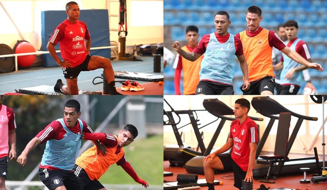 Selección Peruana entrenó en Santiago previo a su regreso a Lima. (Foto: Selección Peruana)