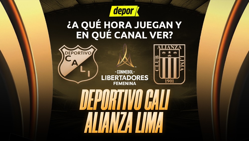 Revisa a qué hora juegan Alianza Lima vs. Deportivo Cali por la fecha 2 de la Copa Libertadores Femenino 2024. (Diseño: Depor).