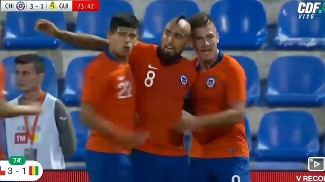 ¡Abran paso al 'Rey'! Arturo Vidal revivió a Chile y marcó el 3-1 contra Guinea por amistoso [VIDEO]