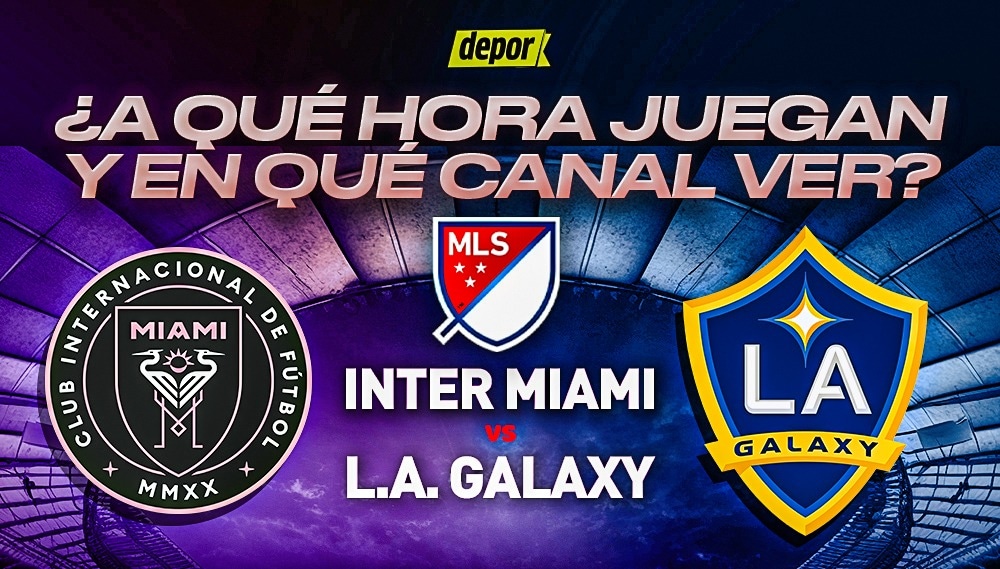 Inter Miami vs. LA Galaxy por la MLS | Diseño: Christian Marlow