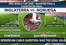 Sensor del balón aclara gol de Inglaterra ante Noruega