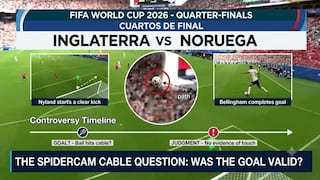 Sensor del balón aclara gol de Inglaterra ante Noruega