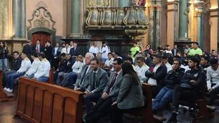 Tras la ‘Noche Eterna’: plantel de Universitario participó de la misa por el Centenario del club