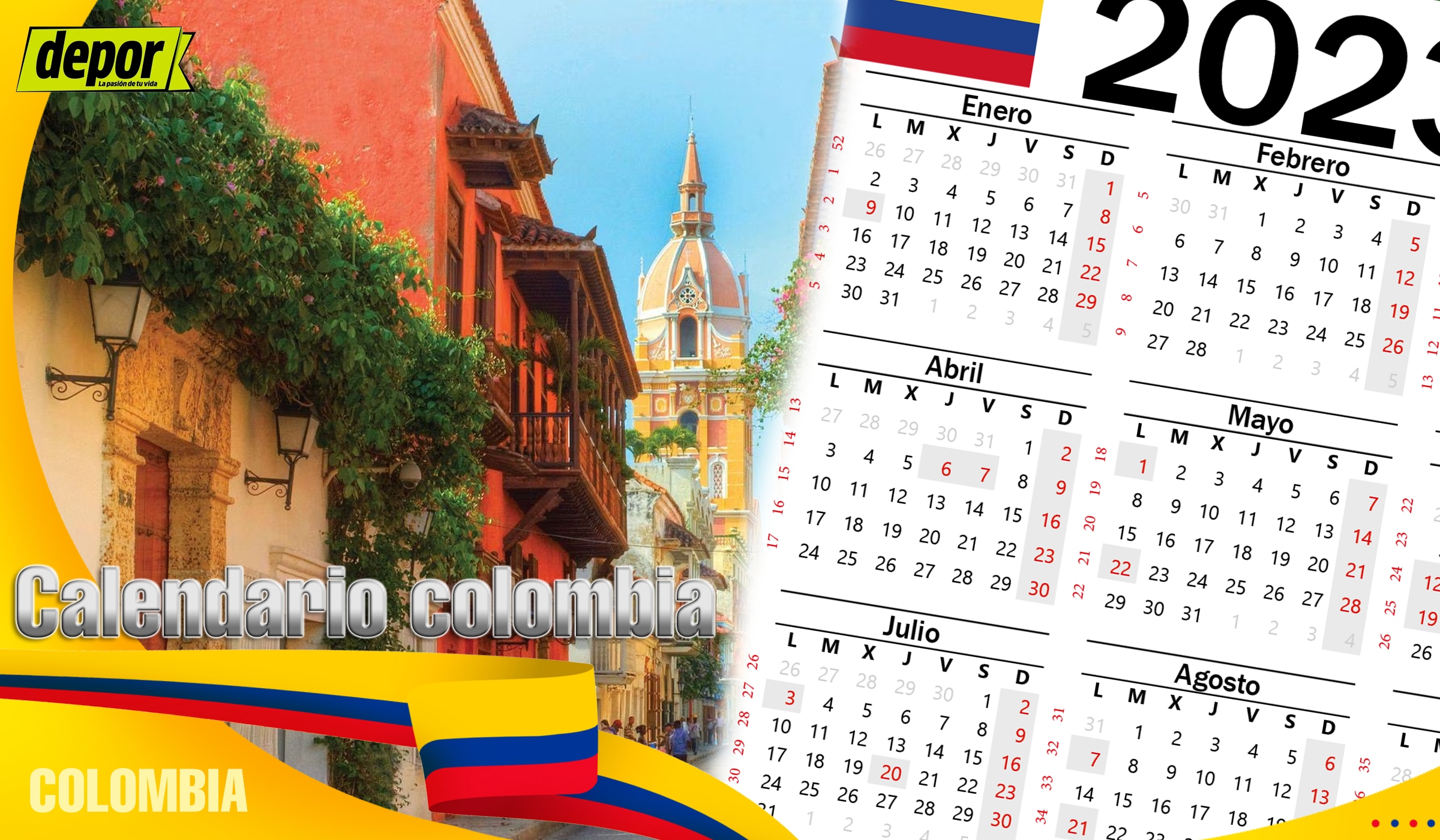Conoce cuántos días feriados trae el mes de octubre en Colombia (Foto: Depor)