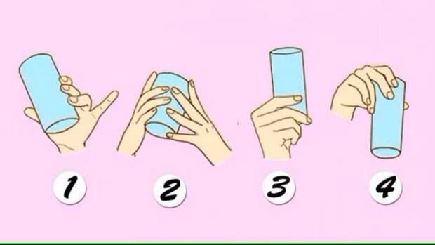 La forma en que sujetas el vaso revelará un oscuro secreto de tu personalidad. (Foto: Genial.Guru)