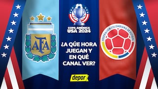 Argentina vs. Colombia por final de Copa América 2024: hora del partido