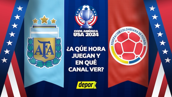 A qué hora juegan Argentina vs Colombia: final de la Copa América 2024 en Miami.