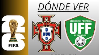 ¿Dónde ver Portugal — Uzbekistán con Cristiano Ronaldo por el Mundial 2026?