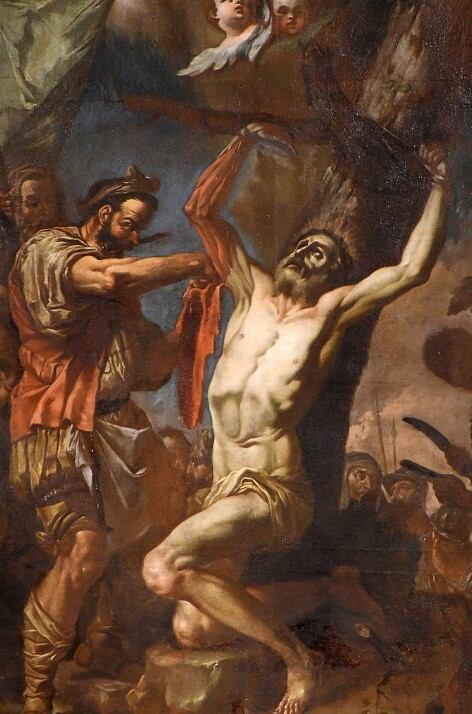 Pintura alusiva a San Bartolo (Foto: sanbartolomeapostolsd/Instagram)