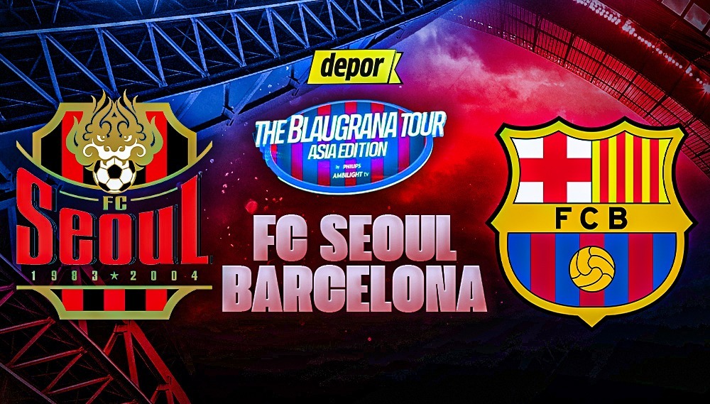 ¿A qué hora juegan y en qué canal Barcelona vs. FC Seoul? (Diseño: Christian Marlow)
